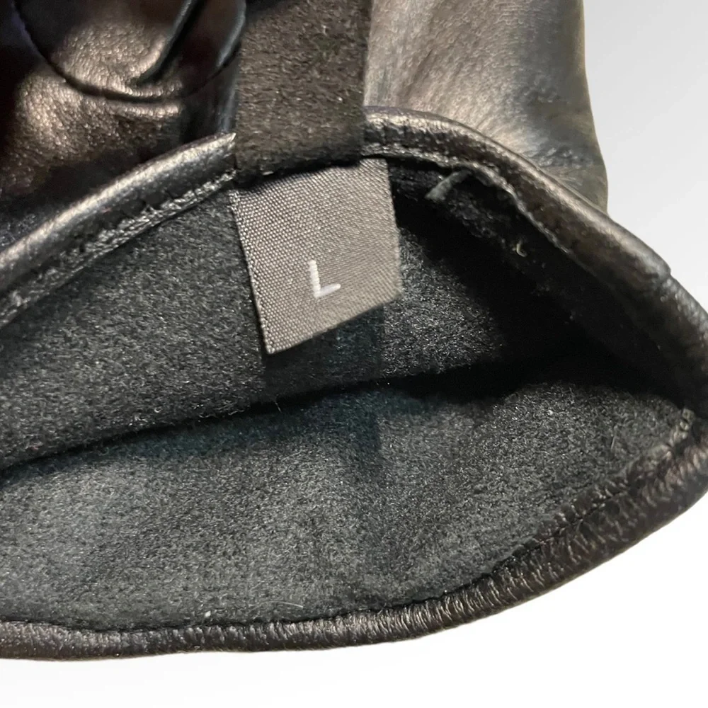 NEW MICHAEL KORS Quilted Leather Gloves Tech Technology Size Large - Picture 5 of 8